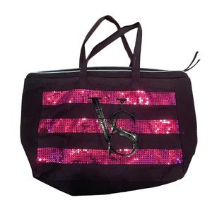 Victoria Secret Sequin Fabric‎ Tote
